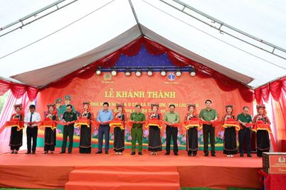Thứ trưởng Nguyễn Văn Long dự Lễ khánh thành, bàn giao điểm trường mầm non Là Ú Cò, xã Thu Lũm, tỉnh Lai Châu
