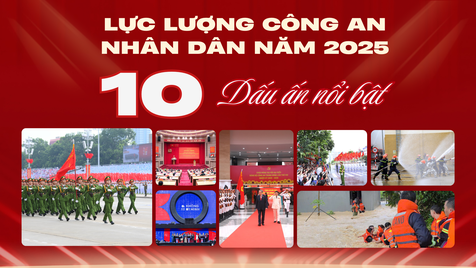 10 DẤU ẤN NỔI BẬT CỦA LỰC LƯỢNG CÔNG AN NHÂN DÂN NĂM 2025