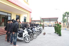 Ninh Bình: Triệu tập, xử lý nhóm 27 đối tượng gây rối trật tự công cộng 