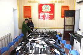 Công an tỉnh Nghệ An phá chuyên án lớn nhất từ trước đến nay liên quan tới “Chế tạo, mua bán, tàng trữ vũ khí quân dụng” trái phép
