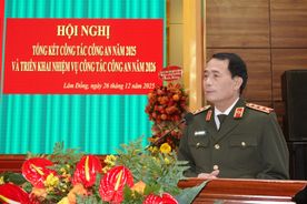 Công an tỉnh Lâm Đồng tổng kết công tác năm 2025, triển khai nhiệm vụ năm 2026