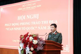 Công an tỉnh Lạng Sơn phát động phong trào thi đua “Vì an ninh Tổ quốc” năm 2026