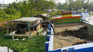 Tây Ninh: Tạm giữ hơn 2.000 m³ cát san lấp không rõ nguồn gốc