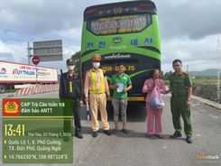 Công an tỉnh Quảng Ngãi kịp thời hỗ trợ người phụ nữ đi lạc đoàn tụ cùng gia đình