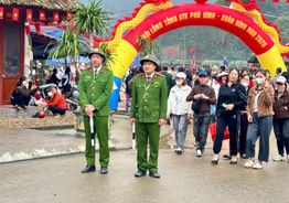 Lực lượng Công an tăng cường công tác bảo đảm an ninh, trật tự các Lễ hội đầu xuân năm 2026