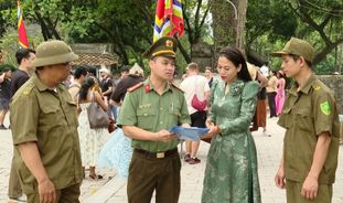 Lực lượng Công an tỉnh Ninh Bình sẵn sàng đảm bảo tốt ANTT Lễ hội Hoa Lư năm 2026