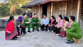 Công an xã Khun Há "Gần dân, sát bản" vì bình yên vùng cao
