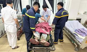 Bắc Ninh: Kịp thời cứu nạn nhân bị tai nạn giao thông trong đêm mưa lớn