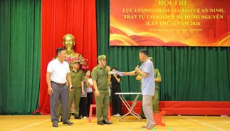 Lan tỏa ý nghĩa Hội thi “Lực lượng tham gia bảo vệ an ninh trật tự ở cơ sở giỏi”