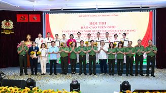 Hội thi Báo cáo viên giỏi của Cụm thi số 4 Bộ Công an