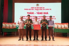 Ấm áp hoạt động tri ân, "đền ơn đáp nghĩa" tại Trung tâm Điều dưỡng Thương binh Nghệ An