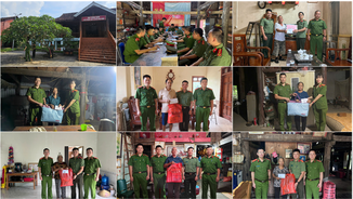 Công an các xã trên địa bàn tỉnh Cao Bằng tổ chức nhiều hoạt động tri ân nhân kỷ niệm 79 năm Ngày Thương binh - Liệt sĩ