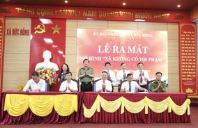 Xã Đức Đồng, tỉnh Hà Tĩnh ra mắt mô hình “Xã không có tội phạm”
