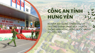 Công an tỉnh Hưng Yên 80 năm xây dựng, chiến đấu và trưởng thành, phát huy truyền thống anh hùng, vững bước vào kỷ nguyên mới