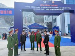 Bảo đảm an ninh, trật tự Lễ khánh thành Dự án Nhà máy Thủy điện Hòa Bình mở rộng