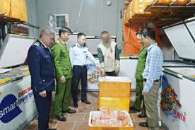 Bắc Ninh: Tiêu huỷ gần 700 kg trứng non, nầm lợn không rõ nguồn gốc, xuất xứ