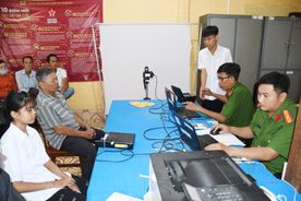 Công an xã chú trọng nâng cao sự hài lòng của Nhân dân