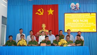 Đồng Tháp: Ký kết quy chế phối hợp đảm bảo an ninh, trật tự giữa các đơn vị giáp ranh trên địa bàn