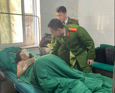 Tuyên Quang: Công an xã Mèo Vạc kịp thời đưa thai phụ bị đá lăn trúng người đi cấp cứu