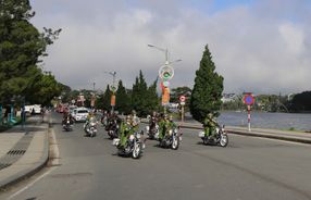 Cảnh sát 113 - Công an Lâm Đồng tăng cường tuần tra, bảo vệ an toàn   Đại hội lần thứ XIV của Đảng