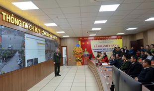 Công an tỉnh Lạng Sơn khánh thành, đưa vào sử dụng hệ thống camera giám sát an ninh, trật tự và xử lý vi phạm giao thông