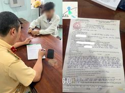 Xử lý nam thanh niên có hành vi điều khiển xe không đội mũ bảo hiểm, bốc đầu xe rồi đăng lên mạng xã hội