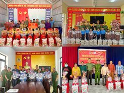 Công an tỉnh Cà Mau triển khai nhiều hoạt động an sinh xã hội, chăm lo đời sống Nhân dân dịp Tết Nguyên đán