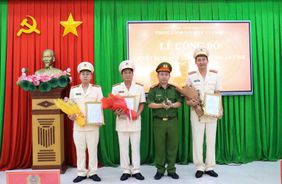 Công bố quyết định thành lập đội chữa cháy và cứu nạn cứu hộ khu vực 9, tỉnh Khánh Hòa