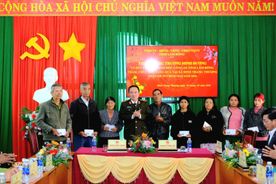 Thăm, chúc Tết gia đình chính sách, người dân khó khăn vùng sâu, vùng đồng bào dân tộc thiểu số trên địa bàn tỉnh Lâm Đồng