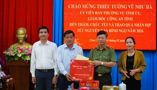 Đoàn công tác Tỉnh ủy Tây Ninh thăm, chúc Tết tại một số địa phương