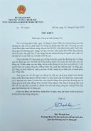 Phó Thủ tướng Chính phủ Bùi Thanh Sơn gửi Thư khen Công an tỉnh Quảng Trị