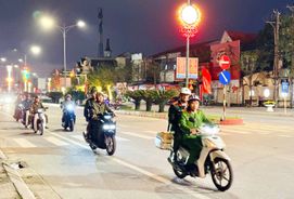 Công an tỉnh Hà Tĩnh đảm bảo an ninh, trật tự để nhân dân vui Tết, đón Xuân