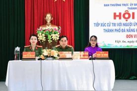 Tiếp xúc cử chi tại xã Việt An,TP Đà Nẵng