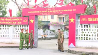 Thanh Hoá: Lực lượng tham gia bảo vệ an ninh, trật tự ở cơ sở chung tay bảo đảm an ninh ngày bầu cử
