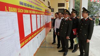 Công an Hưng Yên tăng cường hàng trăm cán bộ, chiến sỹ về cơ sở đảm bảo ANTT cuộc bầu cử