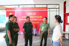 Công an tỉnh An Giang bảo đảm tuyệt đối an ninh, an toàn cho ngày bầu cử