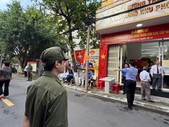 Lực lượng tham gia bảo vệ an ninh, trật tự ở cơ sở hoàn thành tốt nhiệm vụ trong ngày bầu cử