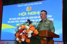 Lãnh đạo Công an tỉnh Hưng Yên tổ chức đối thoại với đoàn viên, thanh niên 