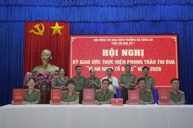 Cụm thi đua số 7 Bộ Công an ký kết giao ước thực hiện phong trào thi đua “Vì an ninh Tổ quốc” năm 2026