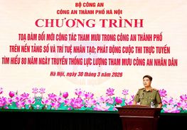 Đổi mới công tác tham mưu trong Công an thành phố Hà Nội trên nền tảng số và trí tuệ nhân tạo