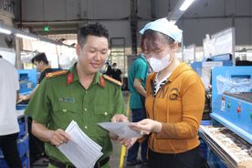 An Giang: Phát huy hiệu quả mô hình liên kết bảo đảm an ninh, trật tự tại Khu công nghiệp Thạnh Lộc