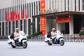 Cảnh sát giao thông Hà Nội triển khai phương án bảo đảm trật tự an toàn giao thông phục vụ Kỳ họp thứ nhất, Quốc hội khóa XVI