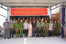 Hội Cựu Công an tỉnh Cà Mau phát huy vai trò phối hợp, giữ vững an ninh, trật tự ở cơ sở