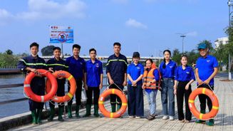 Tuổi trẻ Công an Vĩnh Long chung tay phòng, chống đuối nước trong mùa hè
