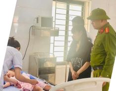 Công an TP Hải Phòng kịp thời đưa cháu bé 5 tuổi đi cấp cứu 