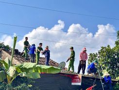 Hỗ trợ xây dựng nhà mới cho nạn nhân chất độc da cam tại xã Minh Long, tỉnh Quảng Ngãi