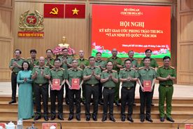 Cụm thi đua số 1 Bộ Công an ký kết Giao ước thi đua “Vì an ninh Tổ quốc” năm 2026