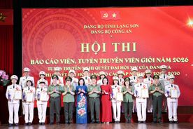 Đảng bộ Công an tỉnh Lạng Sơn tổ chức thành công Hội thi báo cáo viên, tuyên truyền viên giỏi năm 2026