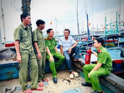 Hiệu quả tổ liên gia an toàn phòng cháy chữa cháy ở Cảng cá Tam Quan