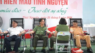 Công an tỉnh Thái Nguyên lan tỏa nghĩa cử cao đẹp từ Ngày hội hiến máu tình nguyện